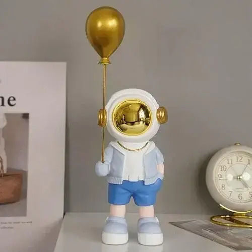 ForHome Διακοσμητική Φιγούρα Πολυρητίνης σε Μπλε 9x8x28cm
