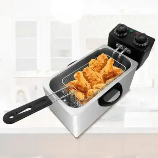 Factory Electric Fryer 2kW Capacity 4lt 41.5x18.8x24.8cm