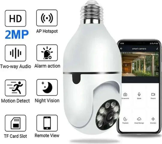 381081 IP Überwachungskamera Wi-Fi Full HD 1080p Wasserdicht mit Lautsprecher