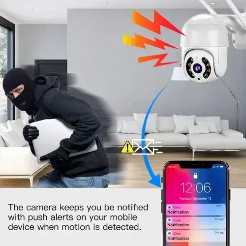 Factory A1 IP Κάμερα Παρακολούθησης Wi-Fi Full HD 1080p Αδιάβροχη με Αμφίδρομη Επικοινωνία και Φακό 3.6mm