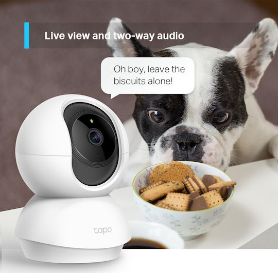 TP-LINK Tapo C200 v2 IP Камера за наблюдение Wi-Fi Full HD 1080p с Двупосочна Комуникация и Обектив 4мм
