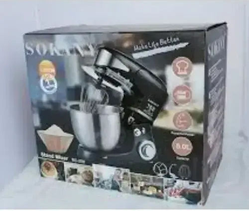Sokany SC-206 Стенд миксер 1000W с Неръждаема Купа 5лт Черен