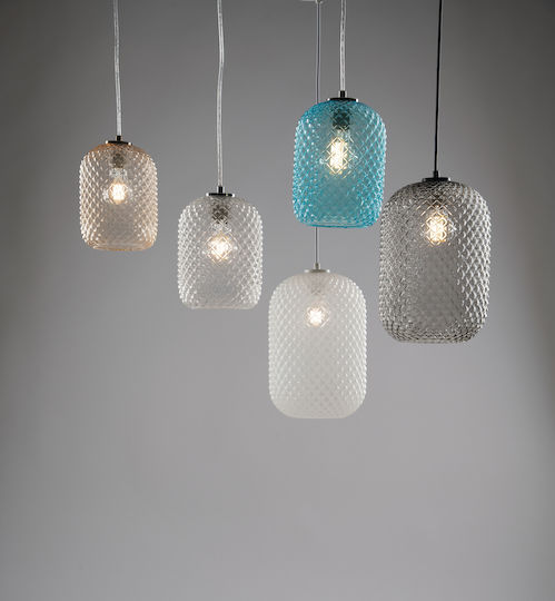 Fan Europe Ashford-S15 Pendant Light Transparent with Socket E27 15cm