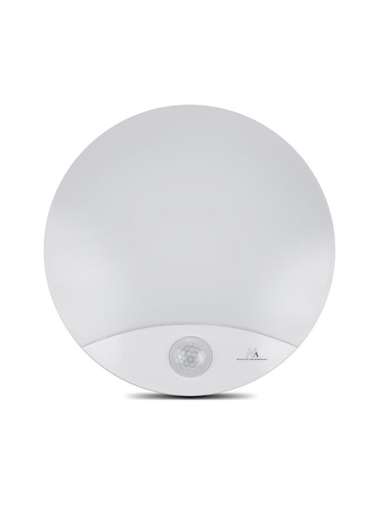 Maclean Energy Επιτοίχιο Εξωτερικό Φωτιστικό LED IP44 10W με Φυσικό Λευκό Φως