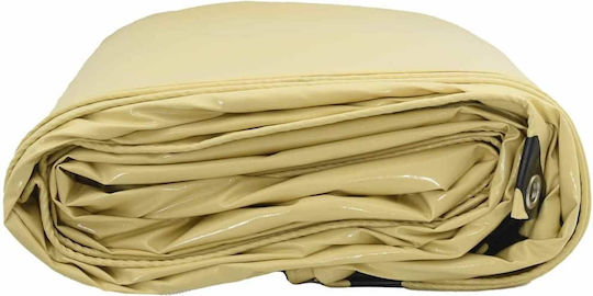 vidaXL Wasserdicht Plane 650gr/m² 6x1.5m. Hohe Beanspruchung Beige