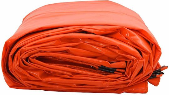 vidaXL Waterproof Tarpaulin 650gr/m² 6x5m. Heavy Duty Orange