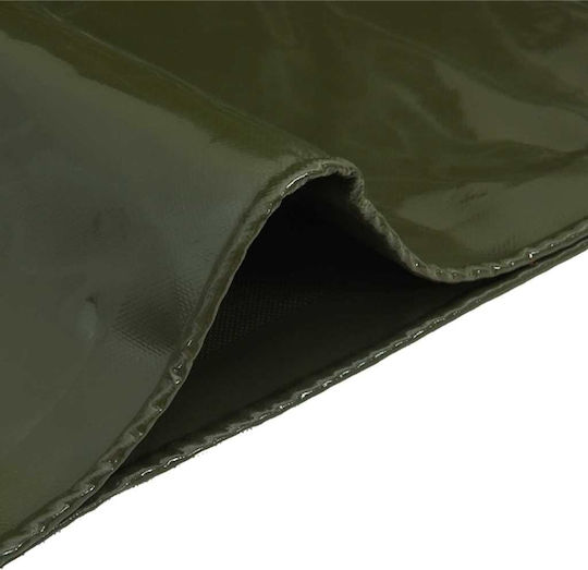 vidaXL Waterproof Tarpaulin 650gr/m² 6x3m. Heavy Duty Khaki