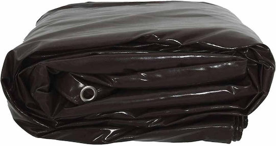 vidaXL Waterproof Tarpaulin 650gr/m² 6x5m. Heavy Duty Brown