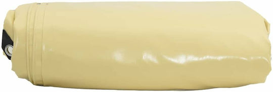 vidaXL Waterproof Tarpaulin 650gr/m² 5x5m. Heavy Duty Beige