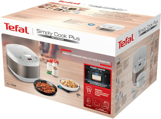 Tefal Multifunktionskocher 750W mit Kapazität 4Es Weißer