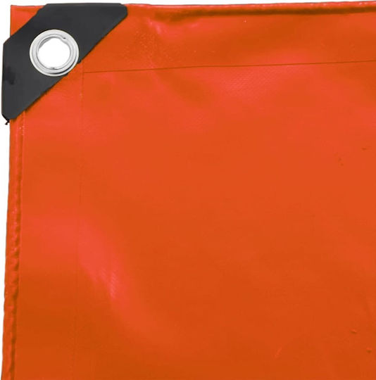 vidaXL Waterproof Tarpaulin 650gr/m² 3.5x2.5m. Heavy Duty Orange