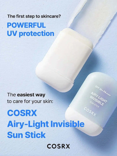 Cosrx Airy-Light Invisible Αντηλιακό Stick Προσώπου SPF50 19gr