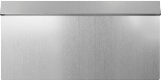 vidaXL Metallgartenbordüre in Silber Farbe 50x25cm