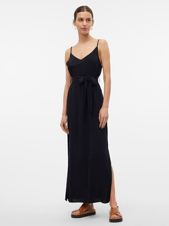 Easy Joy Sommer Maxi Kleid Total Black