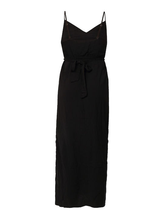 Easy Joy Sommer Maxi Kleid Total Black