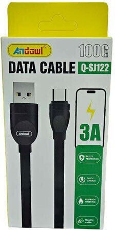 Andowl Q-SJ122 USB 2.0 Cable USB-C male - USB-A 1m