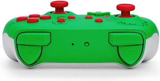 PowerA Hungry Yoshi Ασύρματο Gamepad για Switch Πράσινο
