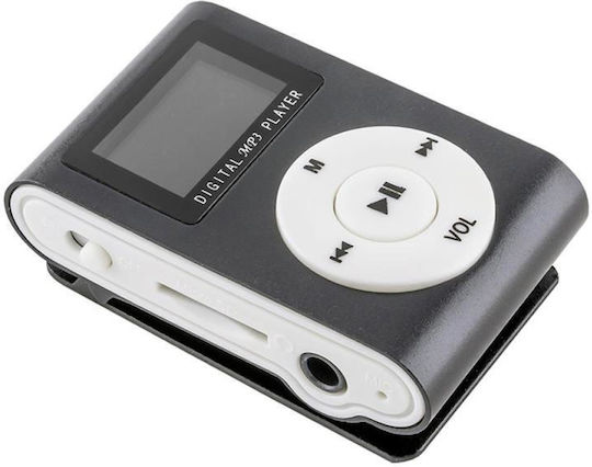 Setty Portable Mini MP3 Player (32GB) με Οθόνη LCD 1" Μαύρο