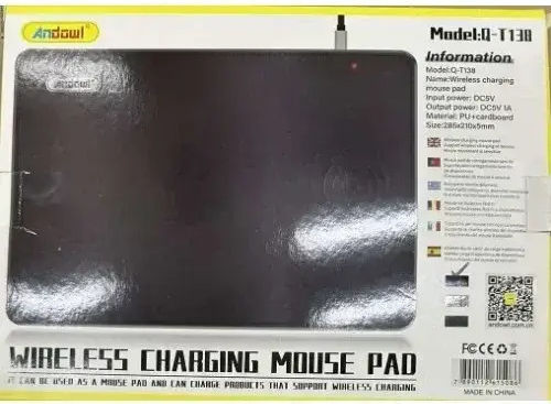 Andowl Q-T138 Mouse Pad (280mm) Μαύρο Q-T138