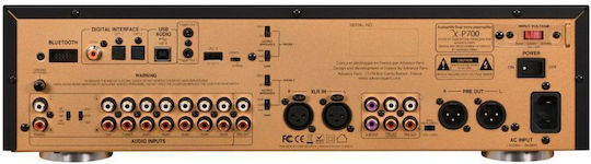 Advance Acoustic X-P700 Vorverstärker Hi-Fi Stereo Schwarz