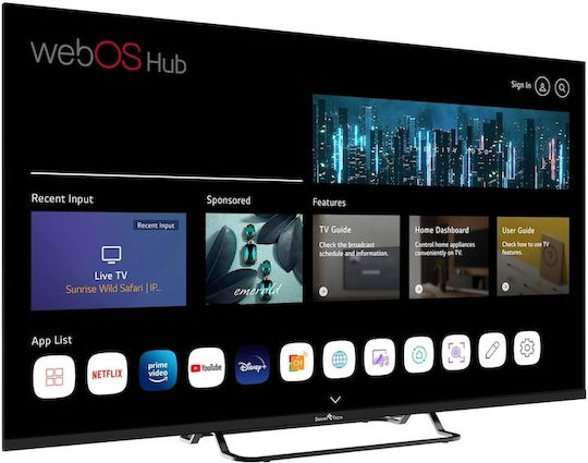 Smart Tech Smart Τηλεόραση 43" 4K UHD LED 43UW02V HDR (2025)