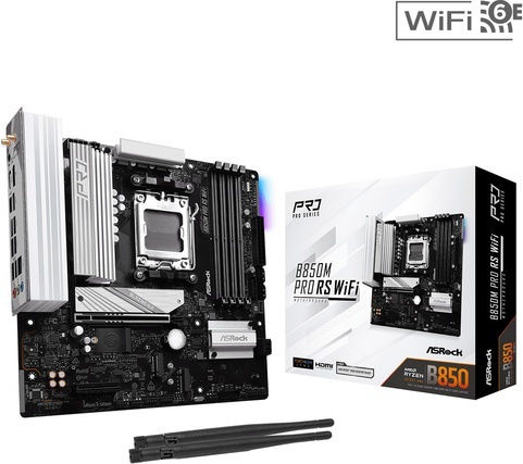 ASRock B850M Riptide WiFi Motherboard Micro ATX με AMD AM5 Socket