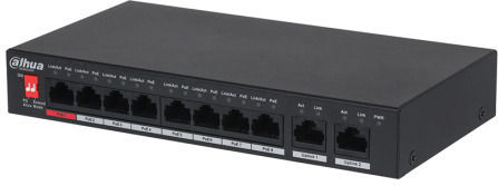 Dahua PFS3010-8ET-96 Unmanaged L2 PoE++ Switch with 10 Gigabit (1Gbps) Ethernet Ports