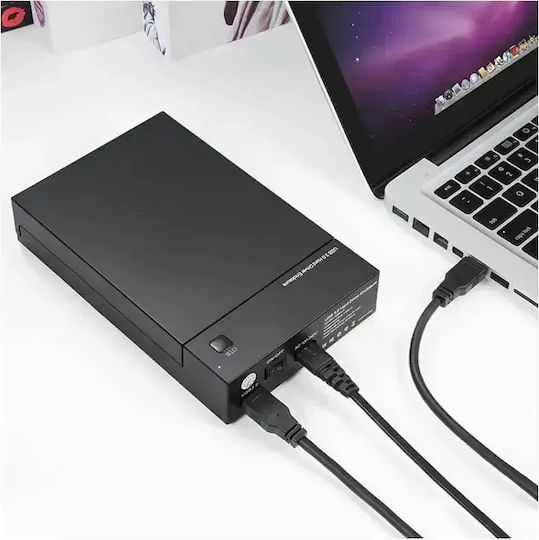 Andowl Q-ys300 Θήκη για Σκληρό Δίσκο 2.5" / 3.5" SATA III με σύνδεση USB 3.1