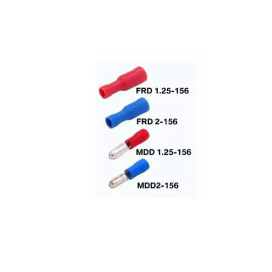 Kit Terminale Electrice Roșii (W10598) în Set de 24 Bucăți