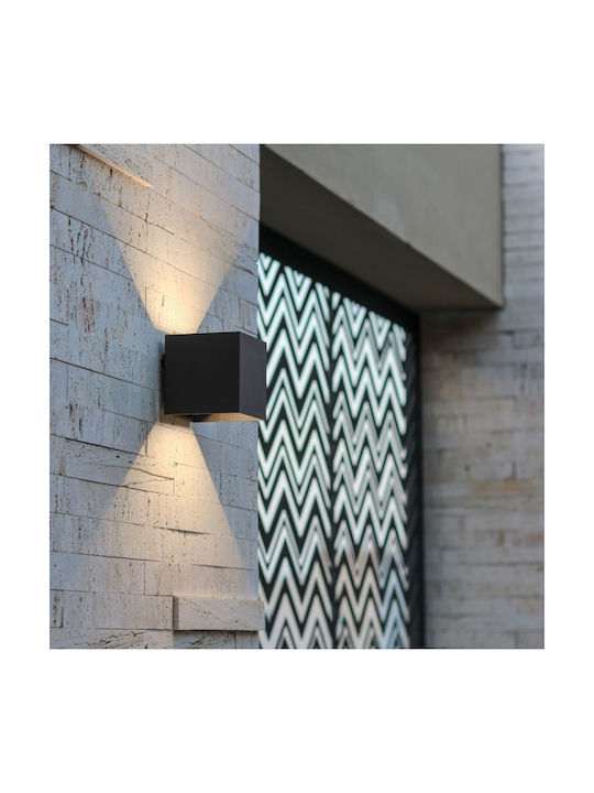 Viokef Greg Modern Lamp Wall with Integrated LED and Warm White Light 10x10x10cm