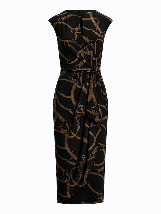 Midi Abendkleid Wickel Gemischt