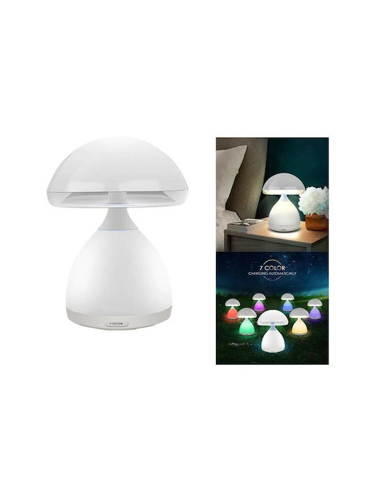 Arrango Lustră Decorativă Ciupercă Alb