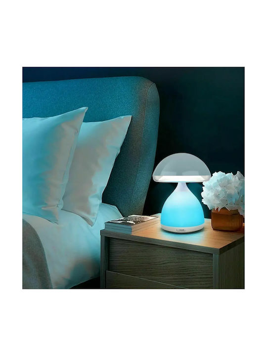 Arrango Lustră Decorativă Ciupercă Alb
