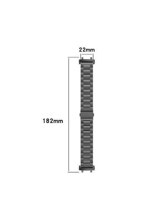 Techsuit Armband W010 Amazfit T-Rex 3 Schwarzes