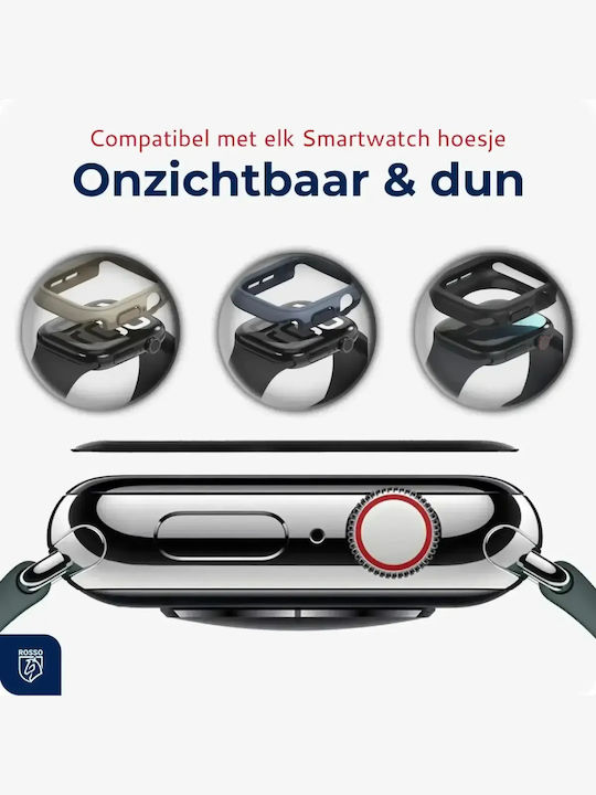 Tempered Glass Apple Watch Se 6 5 4 40mm Rosso Installation Tray Αντιχαρακτικό Γυαλί Προστασίας Οθόνης 2 Τεμάχια Black 8719246474392
