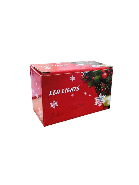 Christmas Lights Net 192 LED Warm Transparent Cable 3m x 2m – Christmas Lights LED Net Warm Light