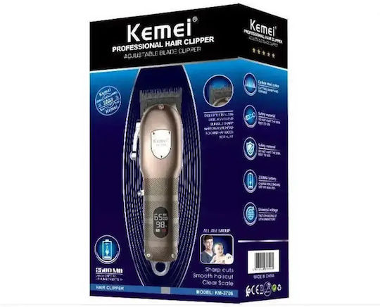 Kemei Машинка за Подстригване Меден KM-3706
