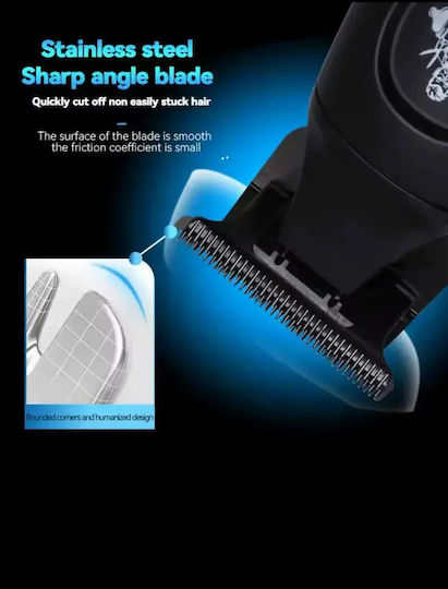 Kemei Rechargeable Hair Clipper Black KM-1747
