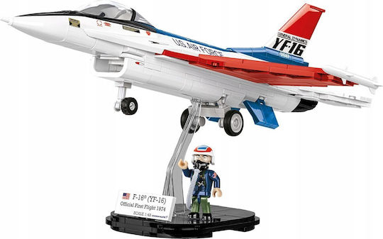 Cobi Cobi 5892 Armed Forces Aircraft Fighter-Attack F-16 Yf-16 First Flight 1974 375 Bricks