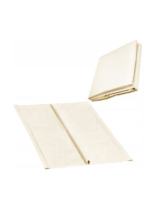 Liegenbezug aus Schiffstuch Beige 100x130cm.