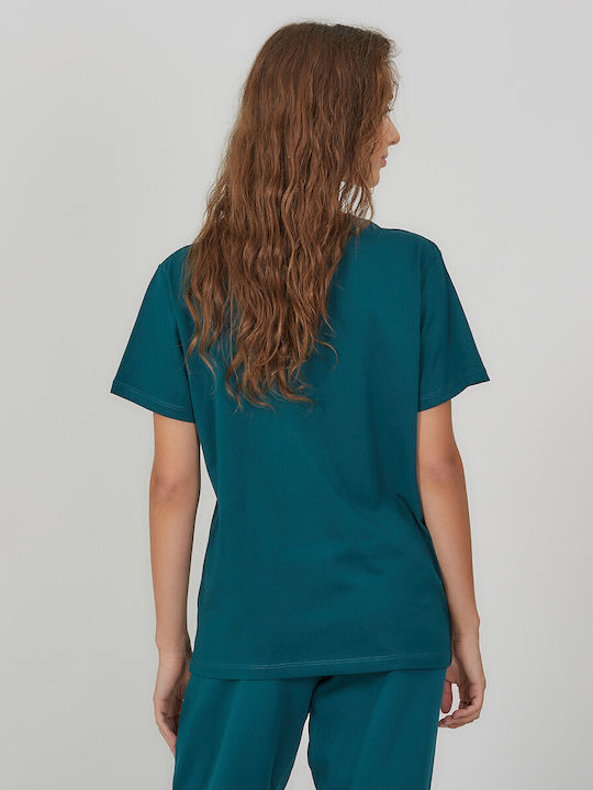 Bluza Damă Bumbac Verde