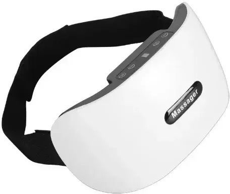 Rechargeable Heated Abdominal Belt 10 Massage Functions Adjustable Intensity Deep Skin Penetration White