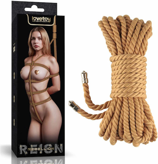 Bondage Fessel-Seil in Beige Farbe