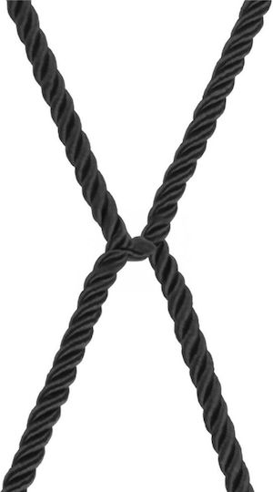 Bondage Fessel-Seil in Schwarz Farbe