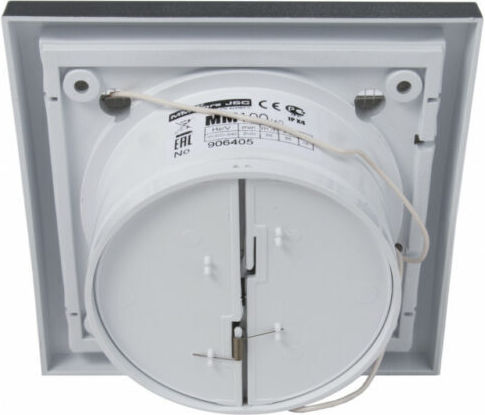 Mmotors Επιτοίχιος Εξαεριστήρας Μπάνιου Ασημί