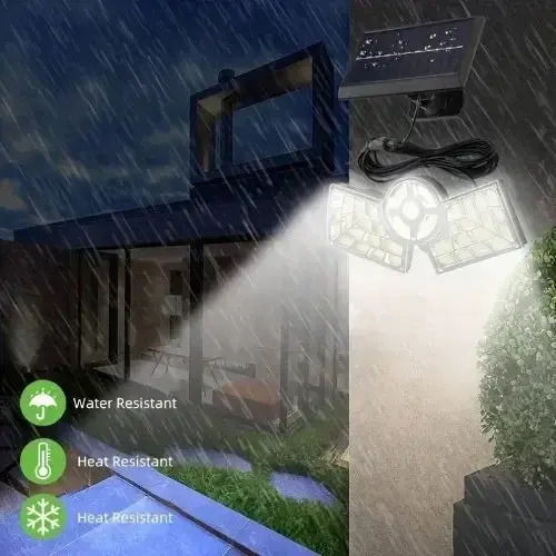 Arrango Στεγανός Ηλιακός Προβολέας LED 25W Θερμό Λευκό με Αισθητήρα Κίνησης και Τηλεχειριστήριο IP65