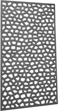 Spalier Garten Mosaic aus Kunststoff in Grau Farbe 100x200cm