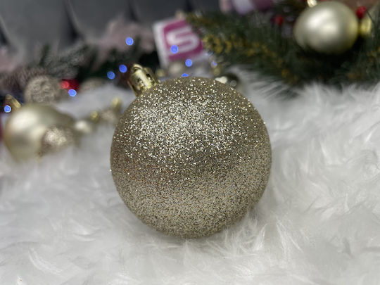 Christmas Ornament Set 100 Pieces 3-6cm Gold