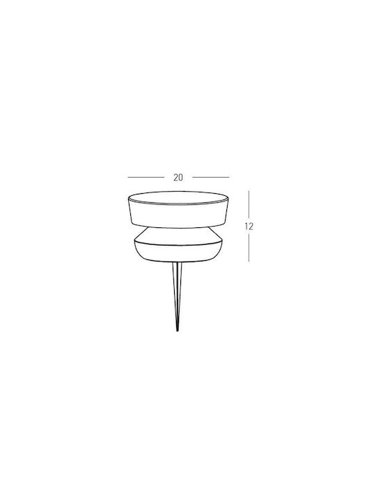 Zambelis Lights Φωτιστικό Δαπέδου LED Εξωτερικού Χώρου 7W IP65