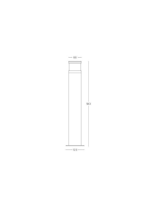 Zambelis Lights Малък Пост LED 10W 58.3x12.5см